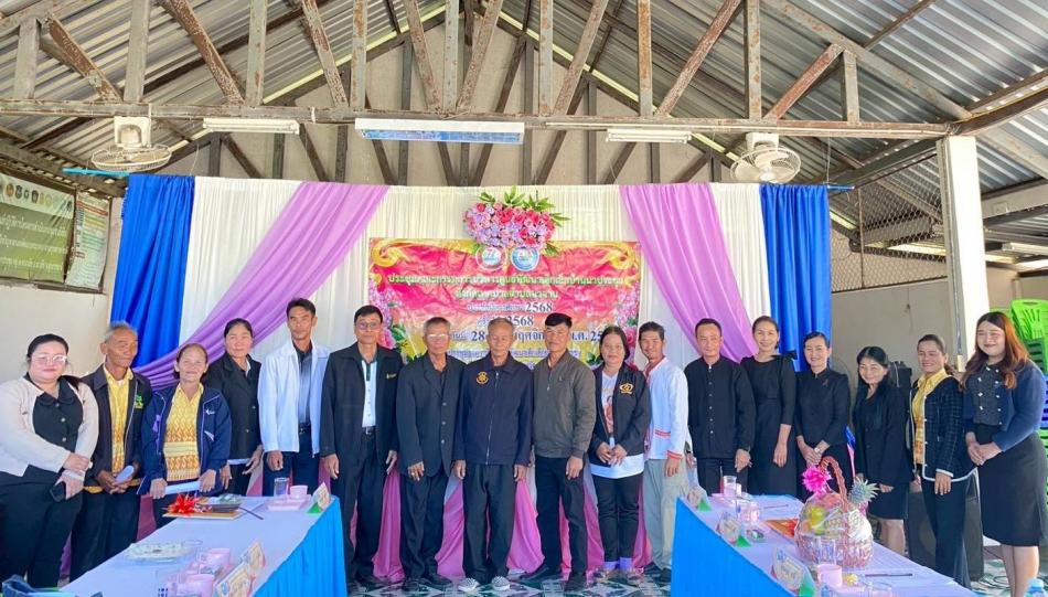 ประชุมคณะกรรมการบริหารศูนย์พัฒนาเด็กเล็กบ้านนาประชุม